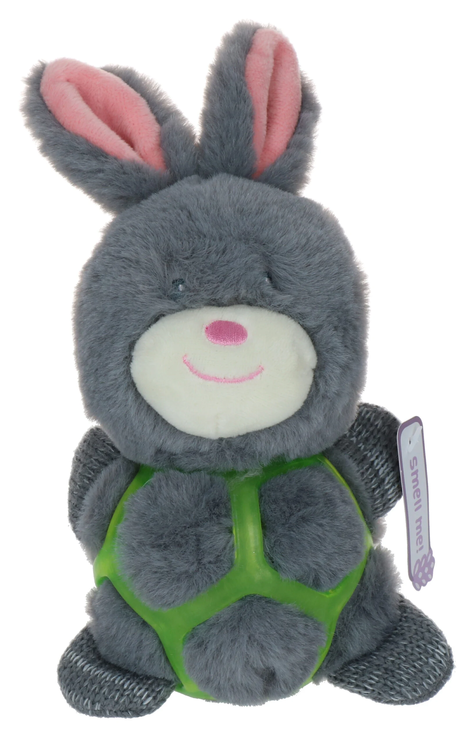 Plyšový zajíc pro psy s pískátkem – Bunny Puppy Strappy - Obrázek 4
