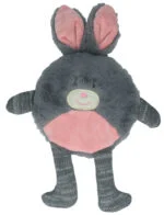 Plyšový zajíc pro psy s pískátkem – Bunny Puppy Flat Rabbit - Obrázek 3