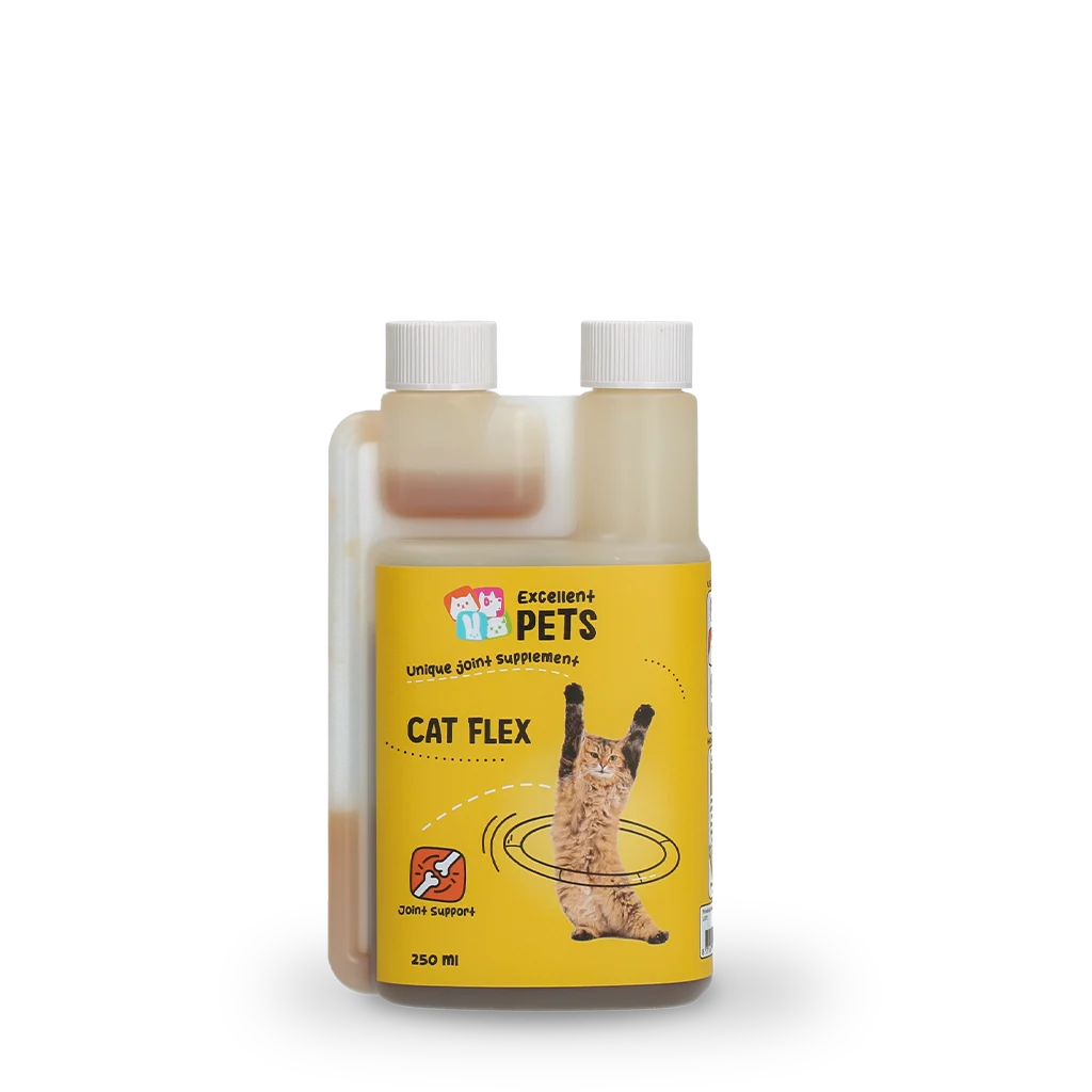 Kloubní doplněk pro kočky, tekutý, 250 ml – Excellent Pets Cat Flex - Obrázek 1