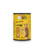 Lysinový prášek pro kočky s vitaminem B6, 50 g – Excellent Pets L-Lysine