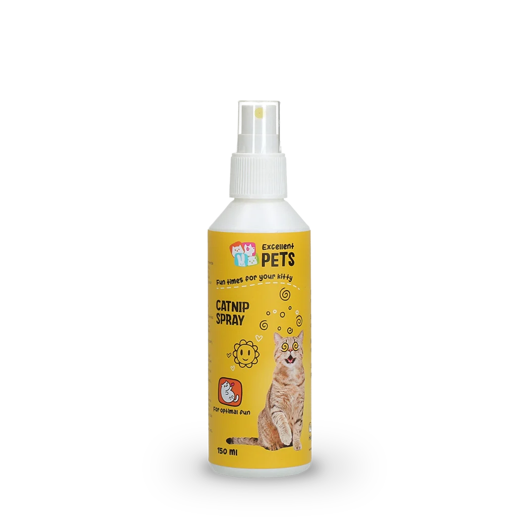 Sprej se šantou kočičí na hračky a přepravní tašky, 150 ml – Excellent Pets Catnip Spray - Obrázek 1