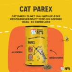 Doplněk stravy pro kočky ve formě granulí s prebiotiky, 60 g – Excellent Pets Cat Parex - Obrázek 5