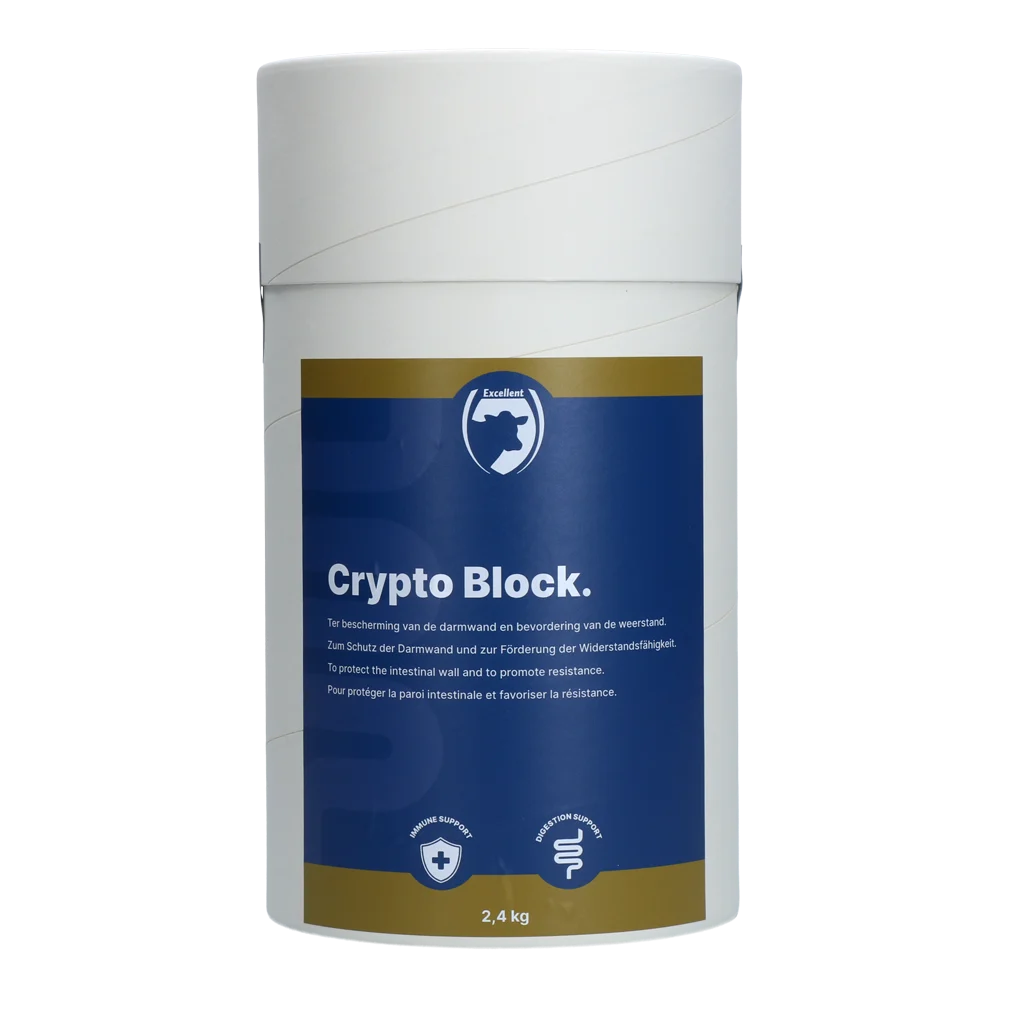 CBLO02400.png Krmný doplněk pro telata a jehňata, 2,4 kg – Excellent Crypto Block - Obrázek 1