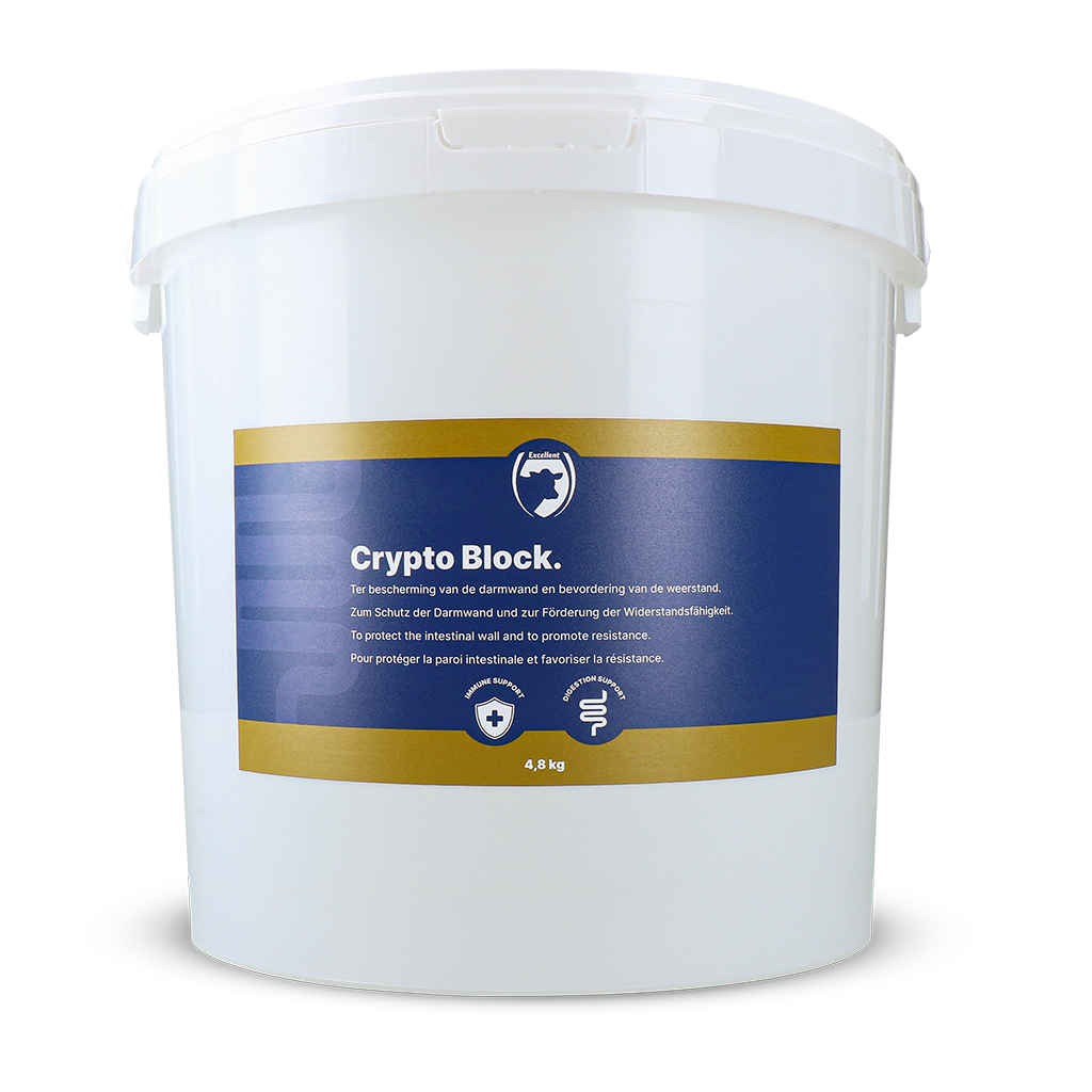 Voedingssupplement voor Kalveren en Lammeren, 4,8 kg – Excellent Crypto Block Krmný doplněk pro telata a jehňata, 4,8 kg – Excellent Crypto Block