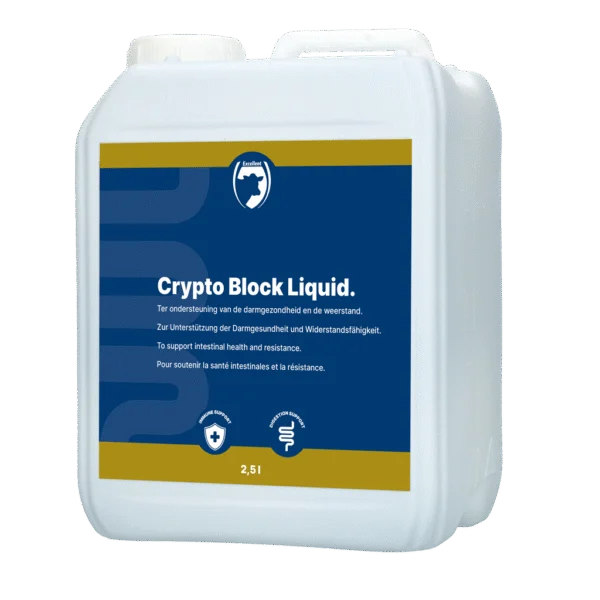 Tekuté doplňkové krmivo pro telata a jehňata, 2,5 l – Excellent Crypto Block Liquid