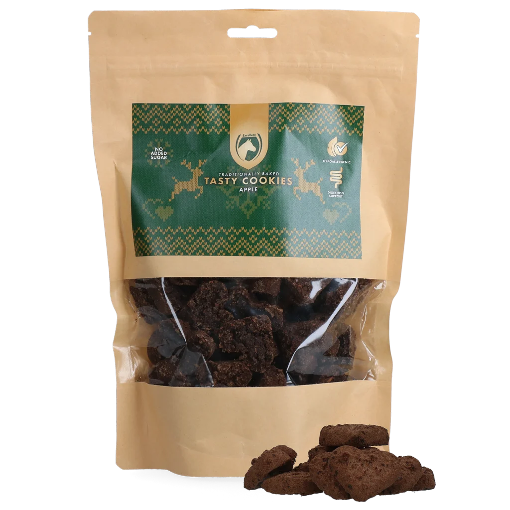 Koňské sušenky s jablkem, 500 g – Excellent Horse Christmas Tasty Cookies Apple - Obrázek 1