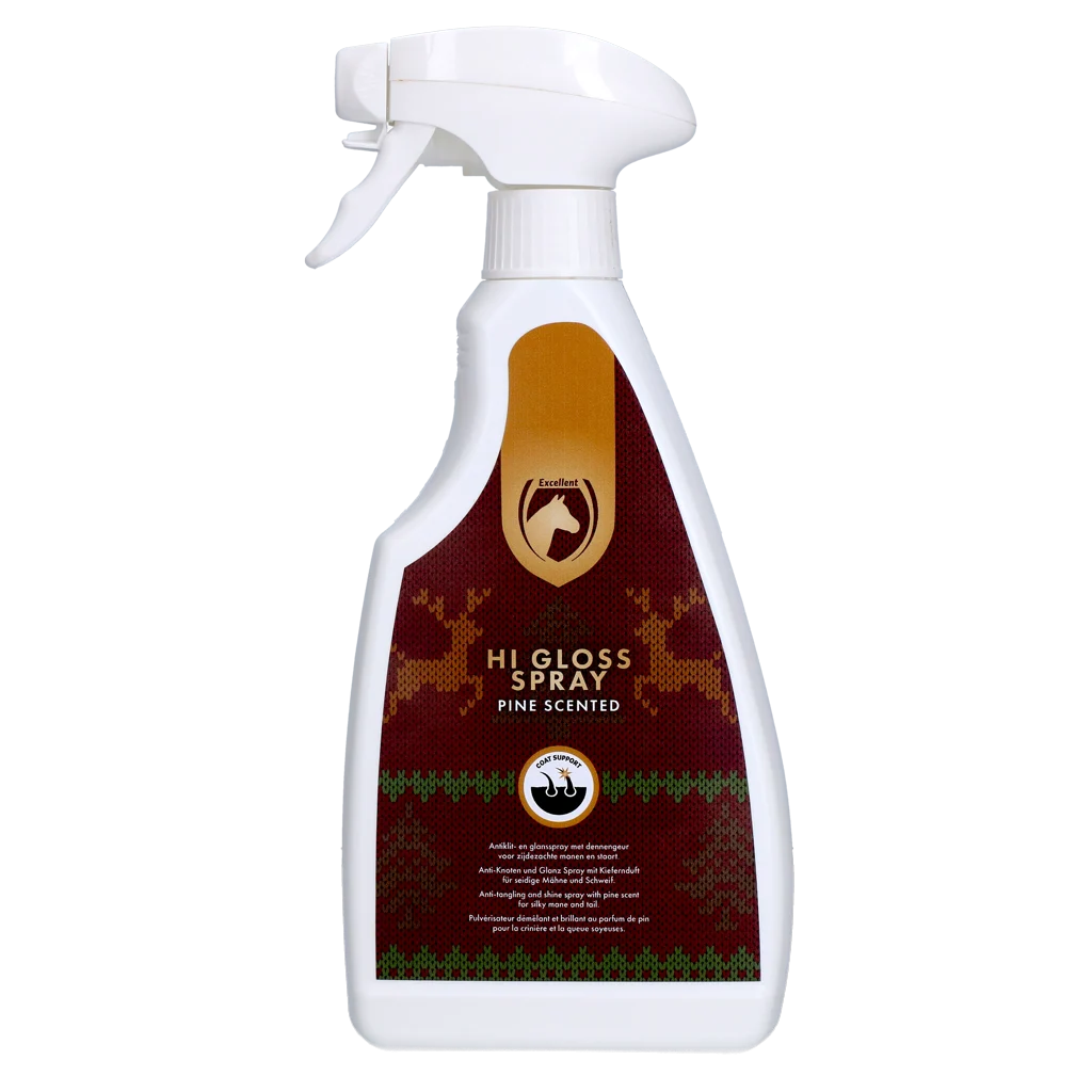 Sprej na hřívu pro lesk a rozčesávání, 500 ml – Excellent Horse Christmas Hi Gloss Spray - Obrázek 1