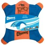 Frisbee pro psy z plátna se svítícími tlapkami, 24 x 24 cm – Chuckit! Flying Squirrel M