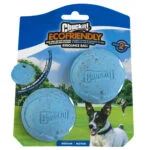 Skákací míčky pro psy z recyklované gumy, 2 kusy – Chuckit! Rebounce Fetch Ball M