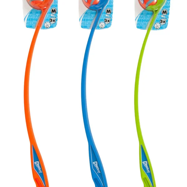 Házeč psích míčků M s tenisovým míčkem, 63 cm – Chuckit! Sport Launcher