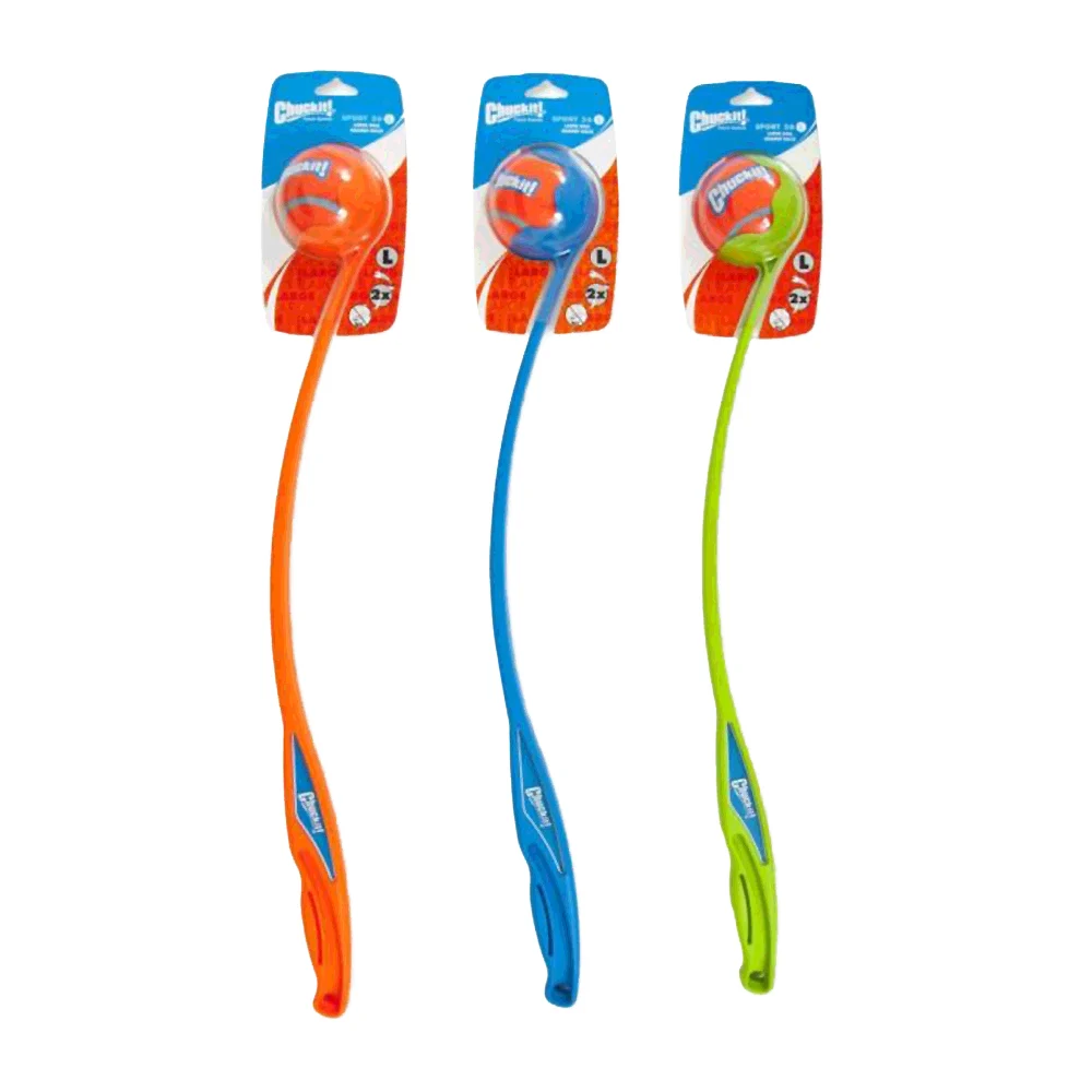 Házeč míčků pro psy s tenisovým míčkem, 66 cm – Chuckit! Sport Launcher L - Obrázek 1