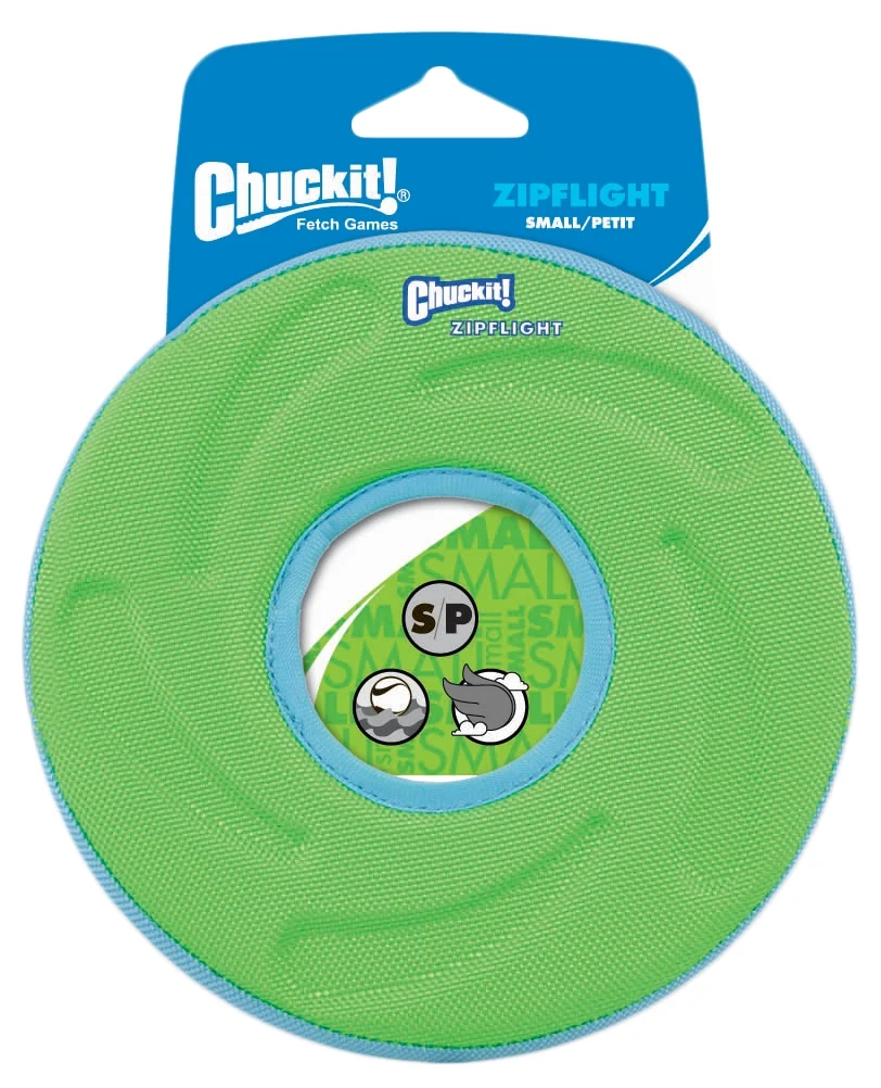 Aportovací hračka pro psy, velikost S, plovoucí, 15 cm – Chuckit! Amphibious Zipflight - Obrázek 1