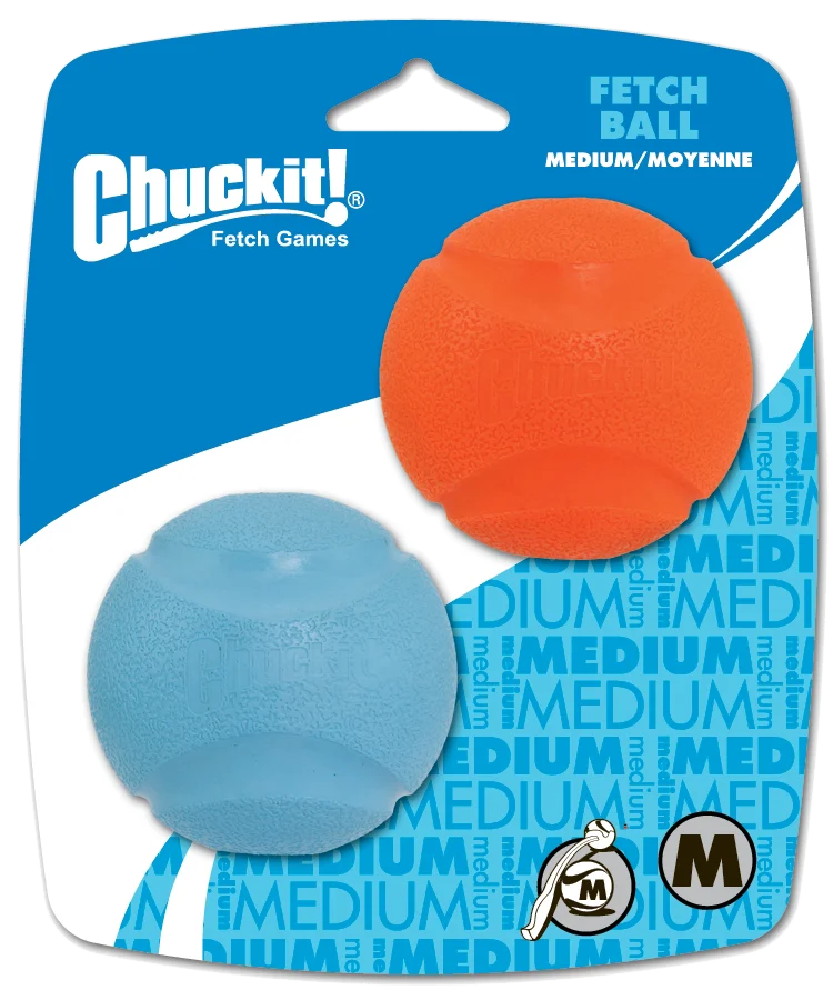 Gumový míček pro psy, Ø 6 cm, 2 ks – Chuckit! Fetch Ball M - Obrázek 1