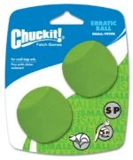 Gumový míček pro psy s hranatým tvarem, S 5 cm, 2 ks – Chuckit! Erratic Ball