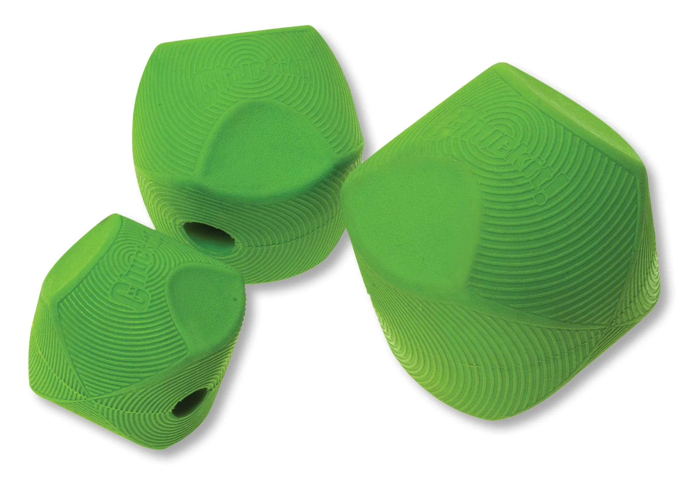 Gumový míček pro psy s hranatým tvarem, M 6 cm, 2 ks – Chuckit! Erratic Ball - Obrázek 2