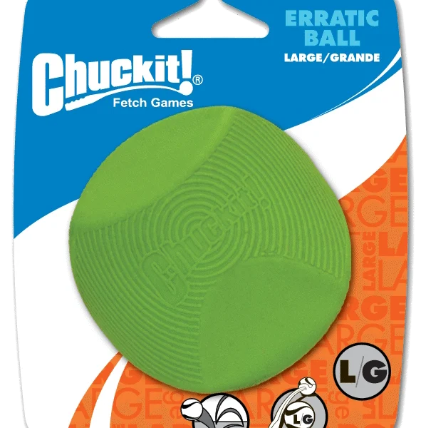 Gumový míček pro psy hranatého tvaru, L 7 cm – Chuckit! Erratic Ball