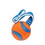 Přetahovací hračka pro psy s tenisovým míčkem a páskem, ø 7 cm – Chuckit! Ultra Tug L - Obrázek 3