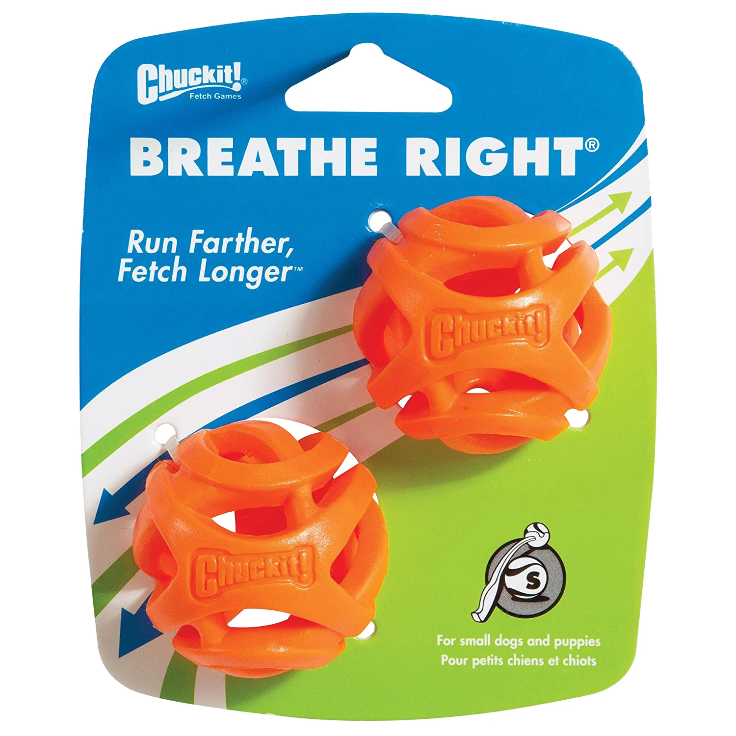 Aportovací míček pro psy S, plovoucí, 5 cm, 2 ks – Chuckit! Air Fetch Ball - Obrázek 1