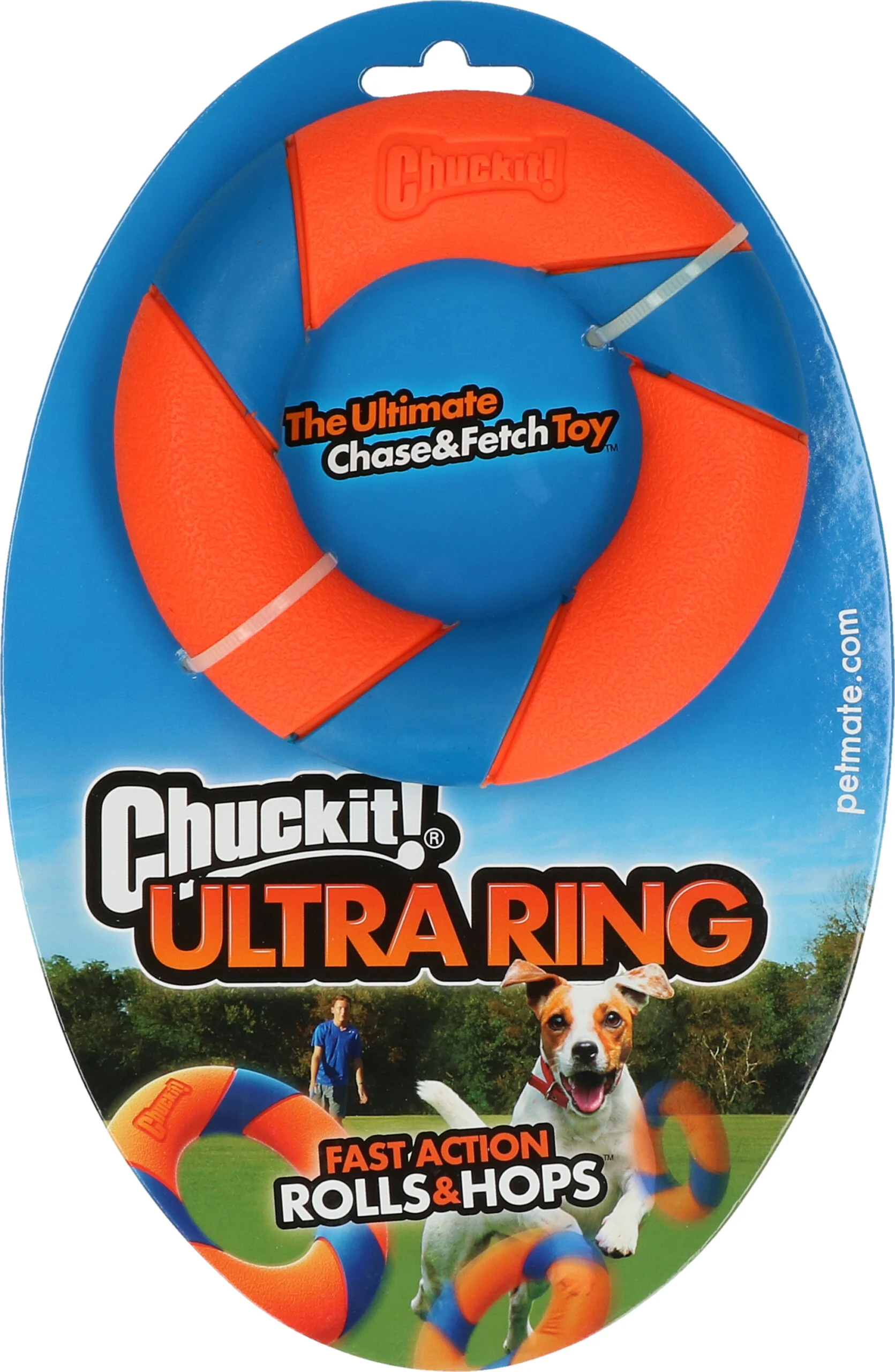 Aportovací kroužek s nepředvídatelným odskokem, 12,5 cm – Chuckit! UltraRing - Obrázek 1