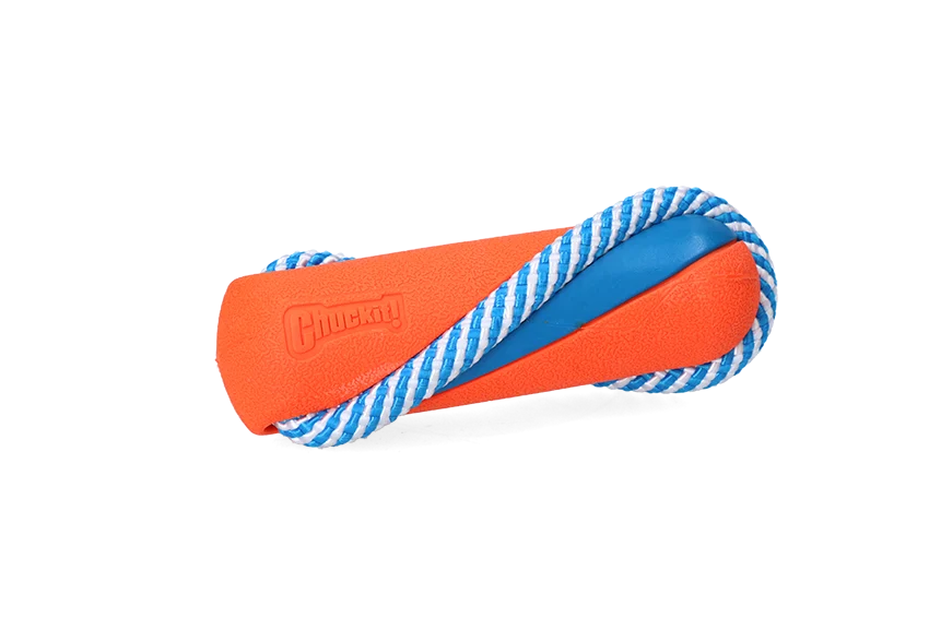 Přetahovací hračka pro psy s lanem, plovoucí, 17 cm, ø 6 cm – Chuckit! Ultra Bumper Tug - Obrázek 2