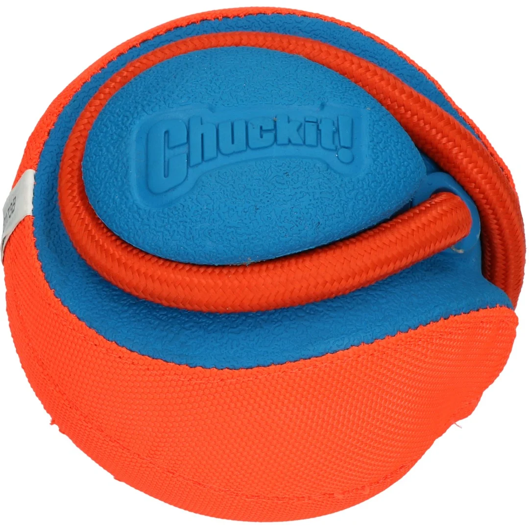 Míček pro psy s lanem a rukojetí, plovoucí, ø 13 cm – Chuckit! Rope Fetch - Obrázek 2
