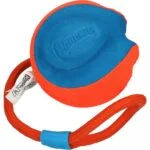 Míček pro psy s lanem a rukojetí, plovoucí, ø 13 cm – Chuckit! Rope Fetch - Obrázek 3