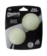 Svítící gumový míček pro psy, Ø 6 cm, 2 ks – Chuckit! Max Glow M