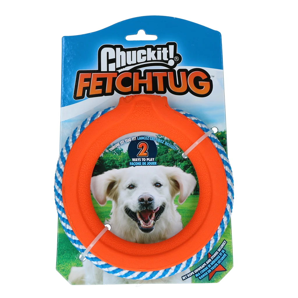 Aportovací hračka s lanem, Ø 13 cm – Chuckit! FetchTug - Obrázek 1