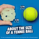 Svítící míček pro psy M, plovoucí, 6 cm – Chuckit! Air Glow Fetch Ball - Obrázek 6