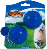 Psí míček s praskavým zvukem M, ø 6 cm, 2 ks – Chuckit! Super Crunch Ball