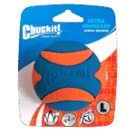Gumový psí míček s pískátkem L, ø 7 cm, 1 kus – Chuckit! Ultra Squeaker Ball