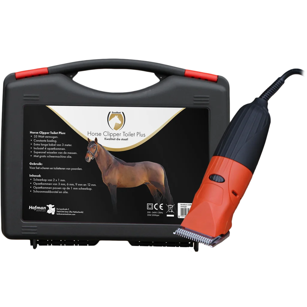 Stříhací strojek pro koně se 4 nástavci, 35 W – Excellent Horse Clipper Toilet Plus - Obrázek 1