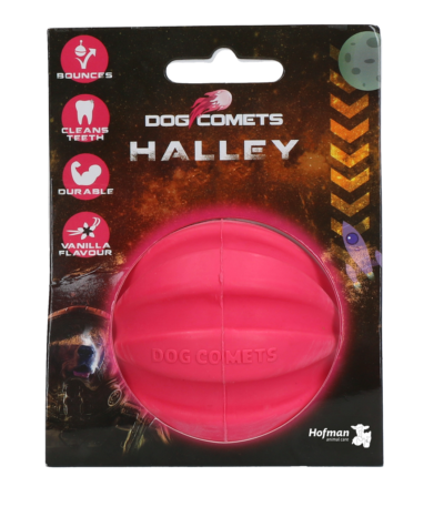 Růžový míček pro psy – Dog Comets Halley