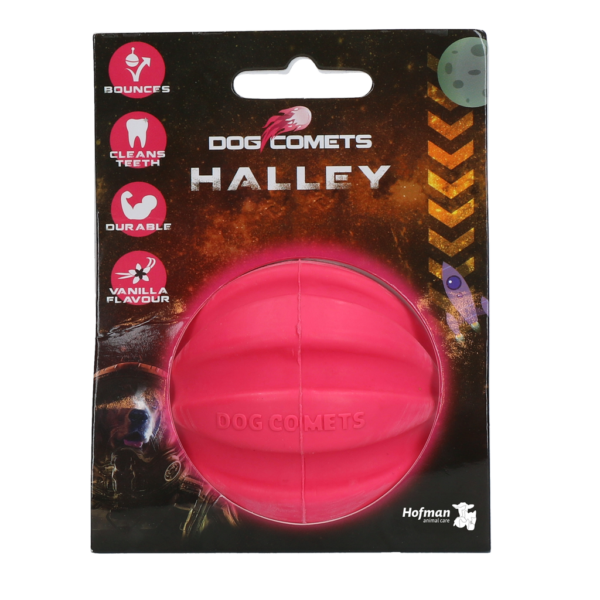 Růžový míček pro psy – Dog Comets Halley