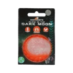 Psí míček se svítící částí a pískátkem S, 5 cm, oranžový – Dog Comets Glow In The Dark Moon Ball