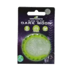 Míček pro psy se svítící částí a pískátkem S, 5 cm, zelený – Dog Comets Glow In The Dark Moon Ball