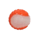 Svítící míček pro psy s pískátkem, M 7,5 cm, oranžový – Dog Comets Glow In The Dark Moon Ball - Obrázek 2