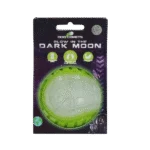 Svítící míč pro psy s pískátkem, M 7,5 cm, zelený – Dog Comets Glow In The Dark Moon Bal