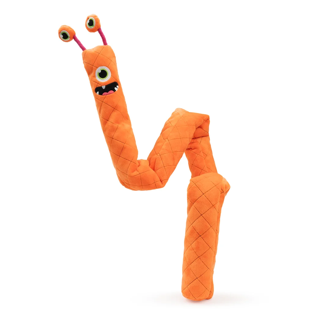 Velký plyšový pes s 3 pískátky, oranžový, 150 cm – Dog Comets Invaders XXL - Obrázek 2