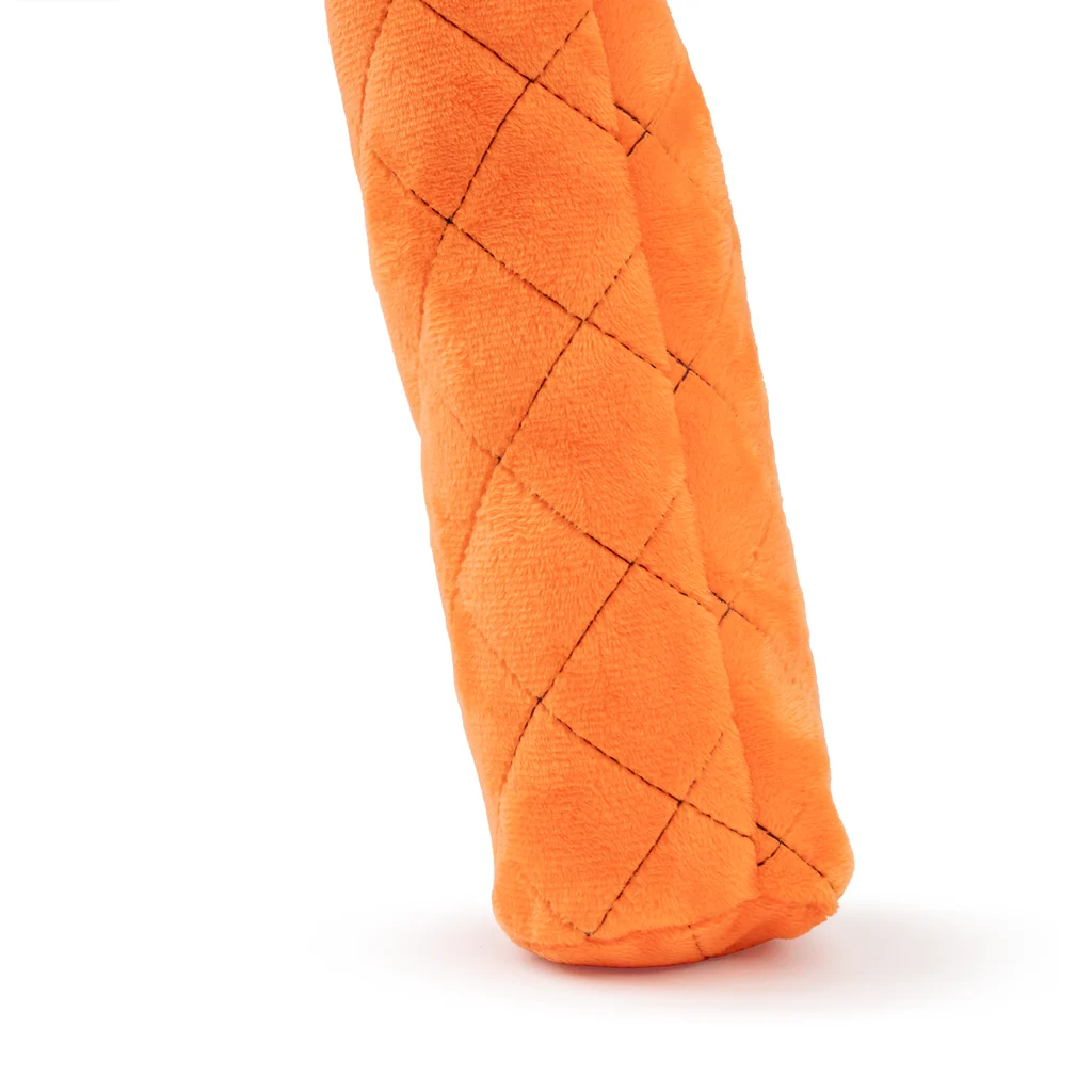 Velký plyšový pes s 3 pískátky, oranžový, 150 cm – Dog Comets Invaders XXL - Obrázek 5