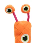 Velký plyšový pes s 3 pískátky, oranžový, 150 cm – Dog Comets Invaders XXL - Obrázek 6