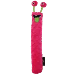 Plyšová aportovací hračka pro psy s pískátkem, růžová L, 32 cm – Dog Comets Invaders - Obrázek 2