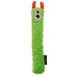 Plyšová aportovací tyč pro psy s pískátkem, zelená L, 32 cm – Dog Comets Invaders - Obrázek 2