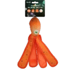 Hračka pro psy s pískátkem a šustícími chapadly, L 37 cm, oranžová – Dog Comets Alien Octo