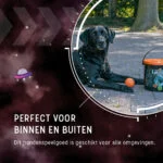 Gumové míčky pro psy s kbelíkem, 6 ks M – Dog Comets Meteor Shower - Obrázek 2