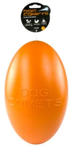 Aportovací hračka pro psy, plovoucí, 30 cm, oranžová – Dog Comets Pan-Stars