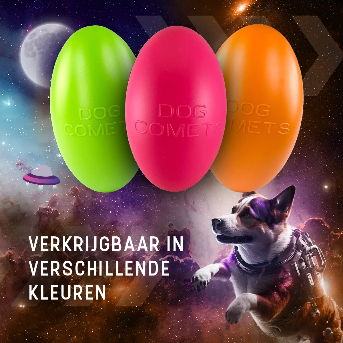 Aportovací hračka pro psy, plovoucí, 30 cm, oranžová – Dog Comets Pan-Stars - Obrázek 6