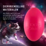 Plovací aportovací hračka pro psy, 20 cm, růžová – Dog Comets Pan-Stars - Obrázek 4