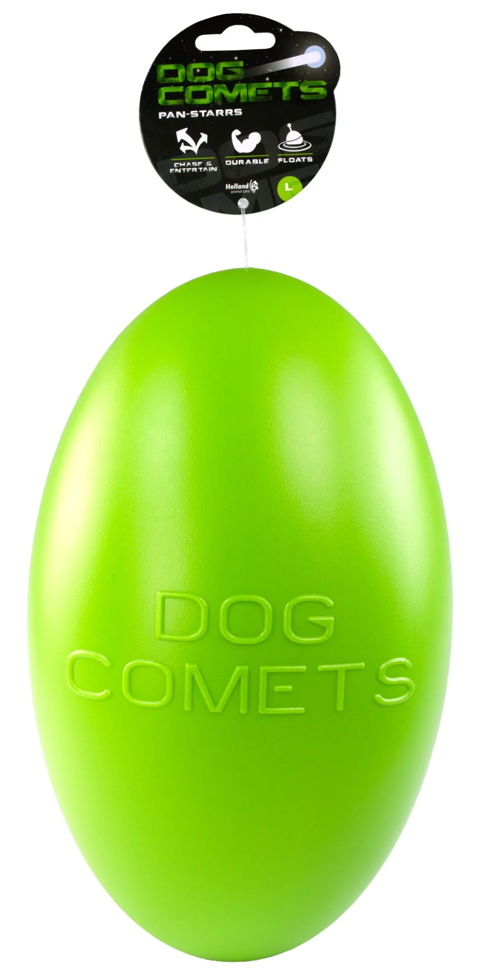 Aportovací hračka pro psy, plovoucí, 30 cm, zelená – Dog Comets Pan-Stars - Obrázek 1