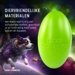 Aportovací hračka pro psy, plovoucí, 20 cm, zelená – Dog Comets Pan-Stars - Obrázek 4